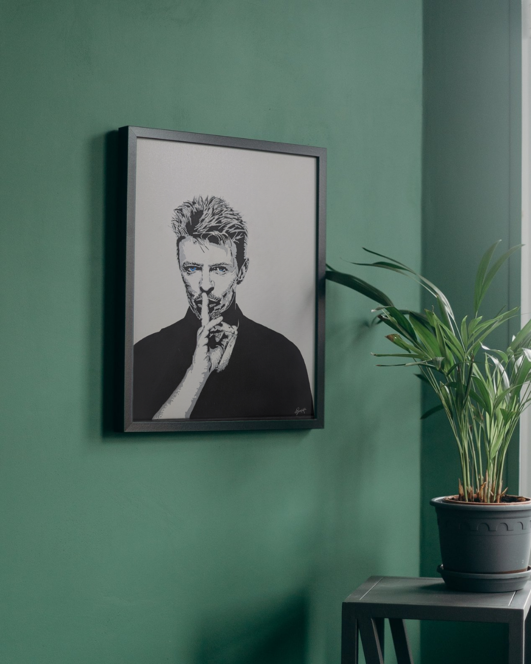 David Bowie "Hush" Original Canvas (12" x 16")