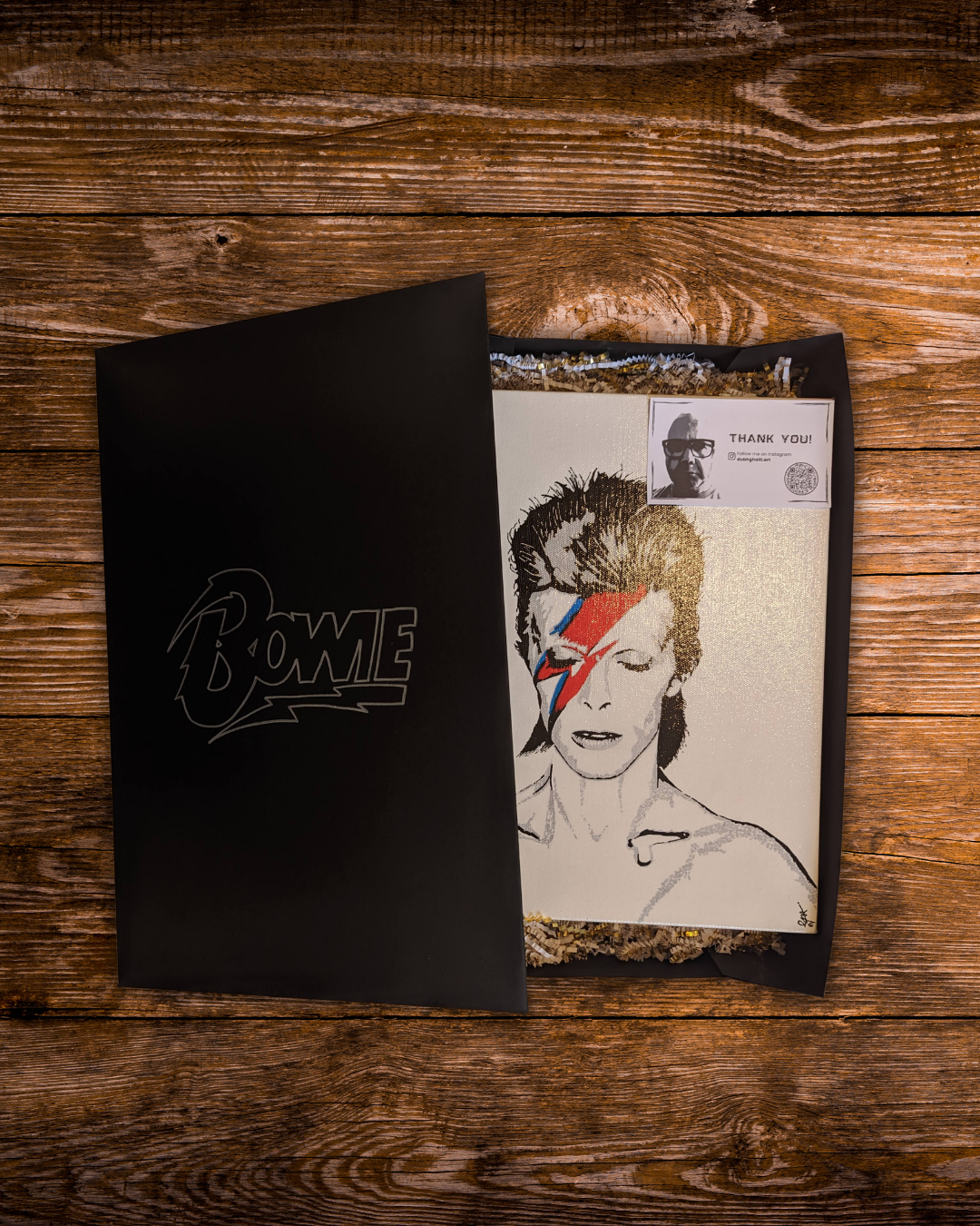 Aladdin Sane Original Canvas (12" x 16")