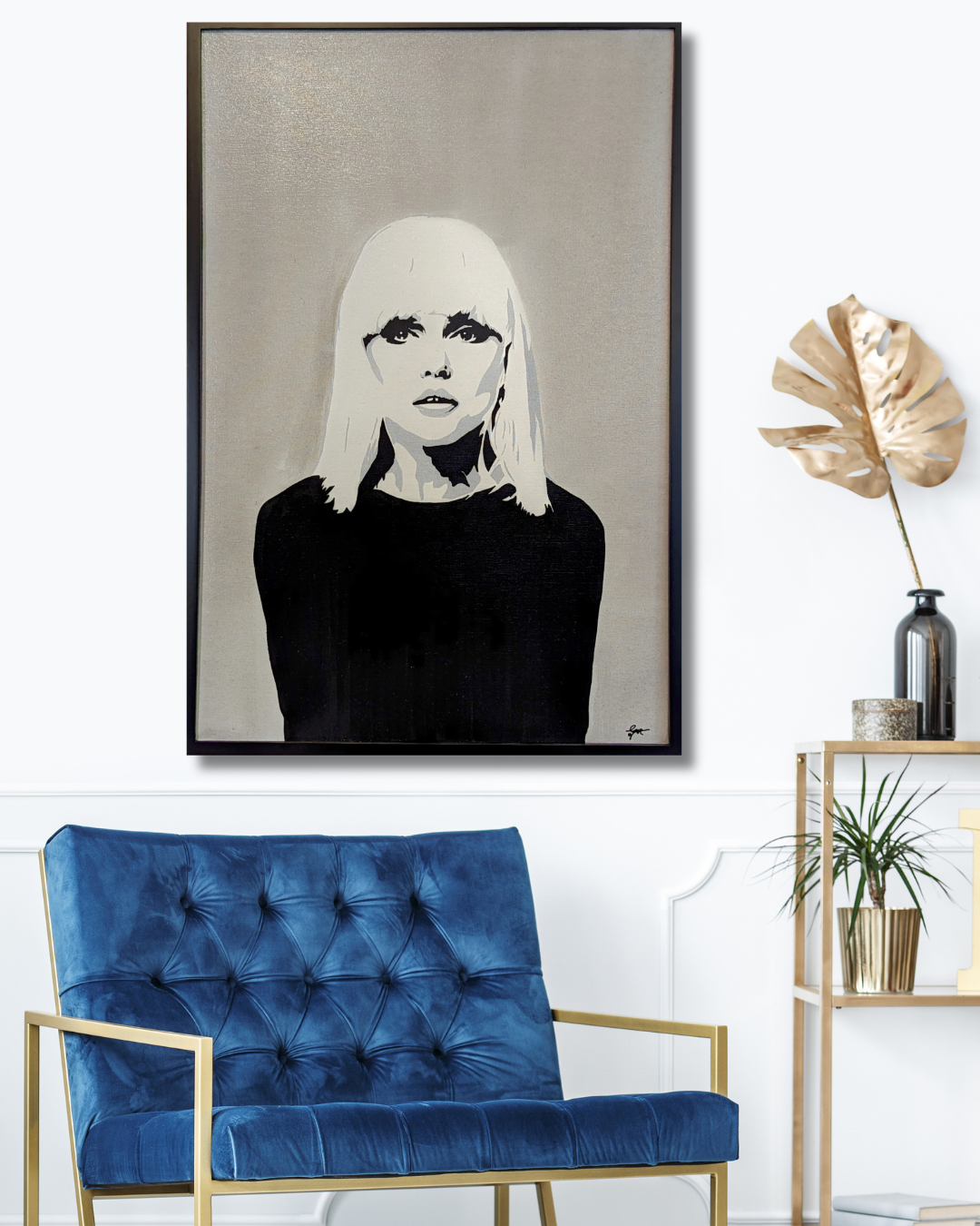 Debbie Harry Large Original Canvas (24" x 36")