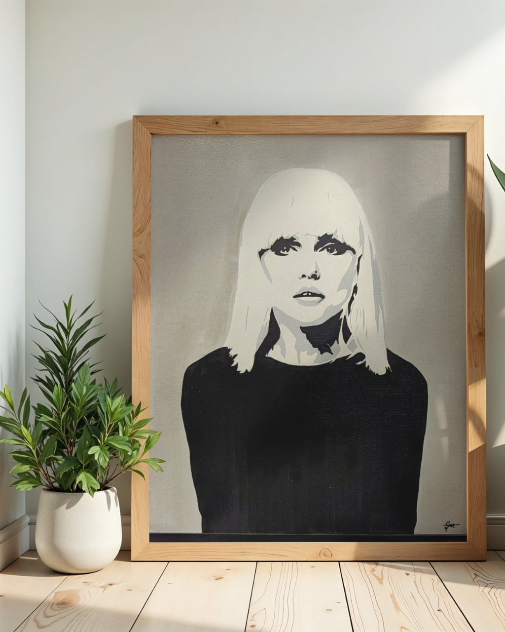 Debbie Harry Large Original Canvas (24" x 36")