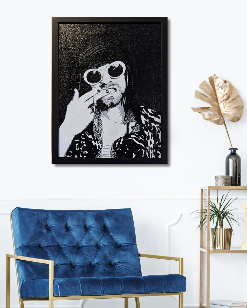 Kurt Cobain Original Canvas (11" x 14")