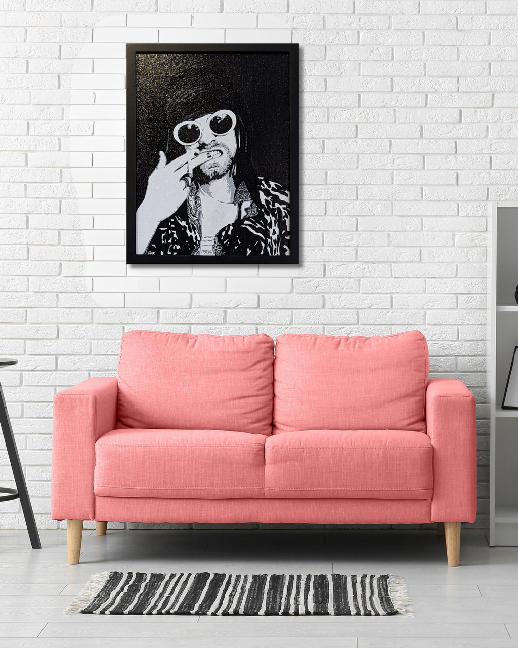 Kurt Cobain Original Canvas (11" x 14")