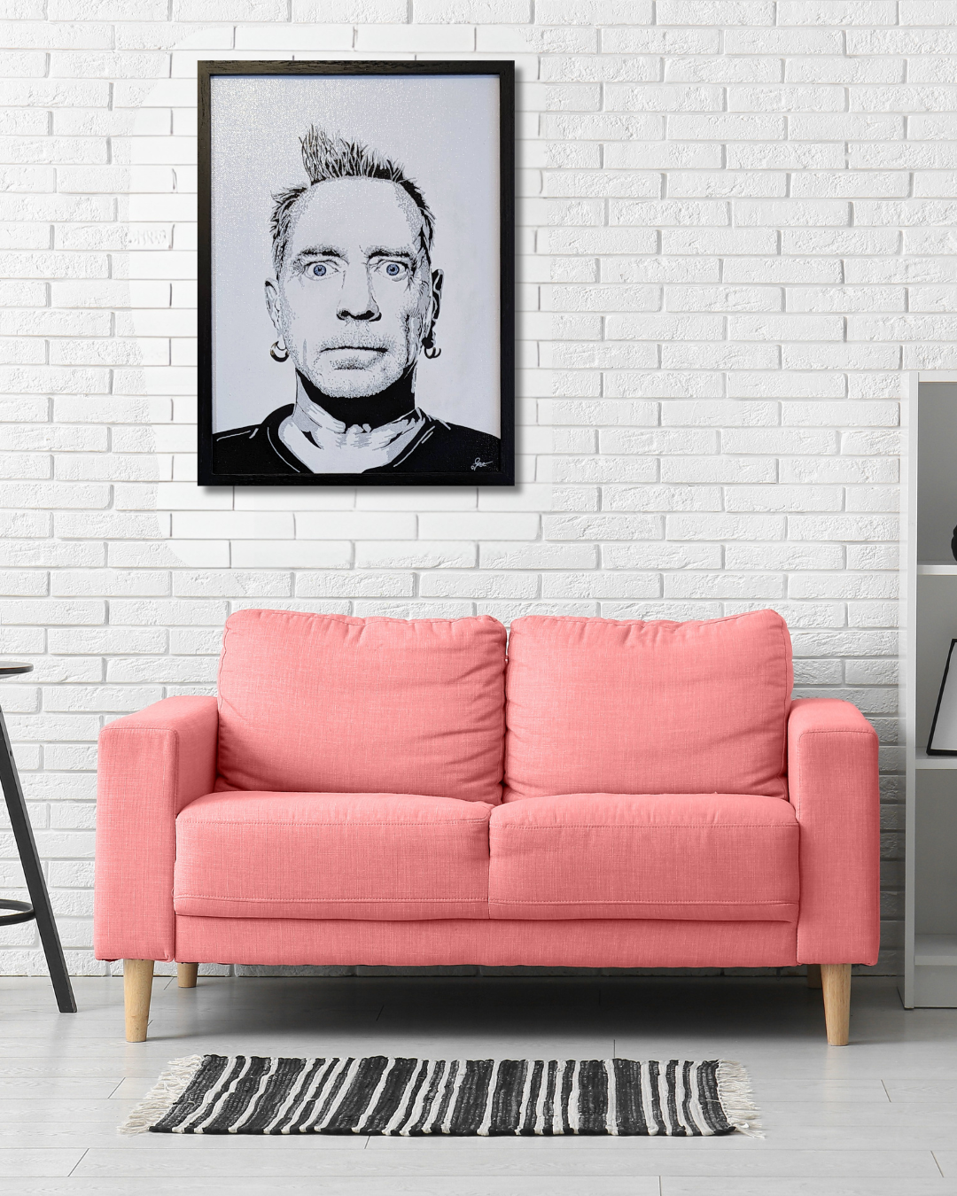 Johnny Rotten (Sex Pistols) Original Canvas (12" x 16")