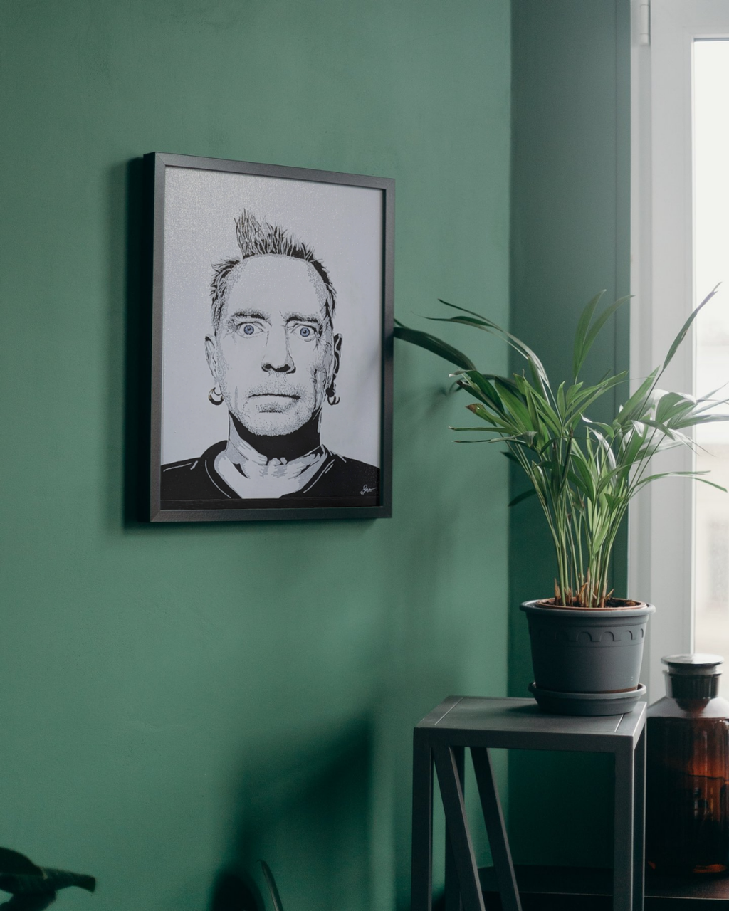 Johnny Rotten (Sex Pistols) Original Canvas (12" x 16")
