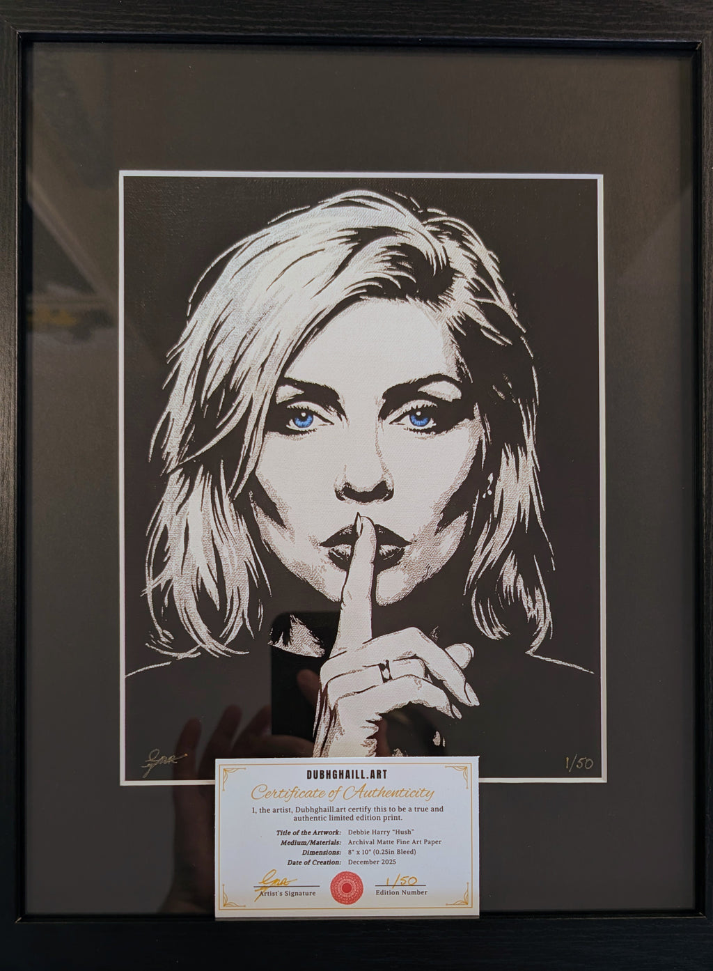 Debbie Harry "Hush" Limited Edition Archival Print