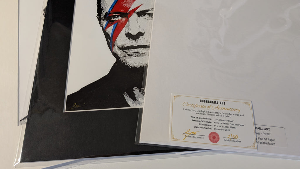 Bowie x Aladdin Sane Limited Edition Archival Print