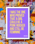 Debbie Harry Punk Rocker & Feminine Framed Fine Art Print (8x10)