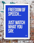 Ice-T Freedom of Speech Framed Fine Art Print (8x10)