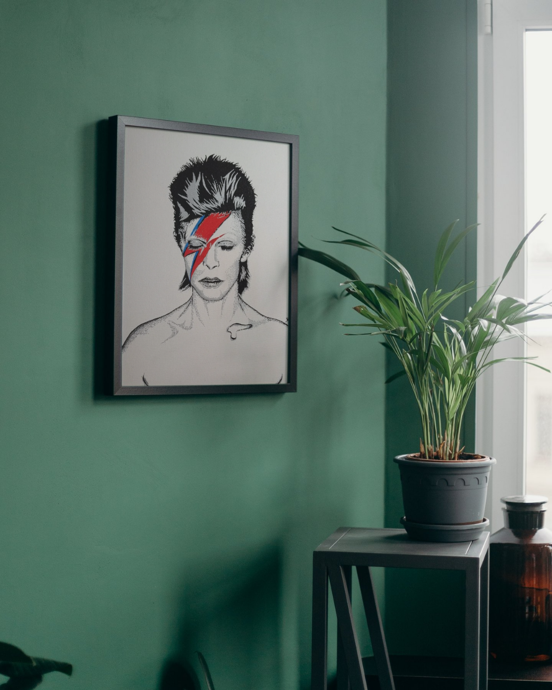 Aladdin Sane Original Canvas (12" x 16")