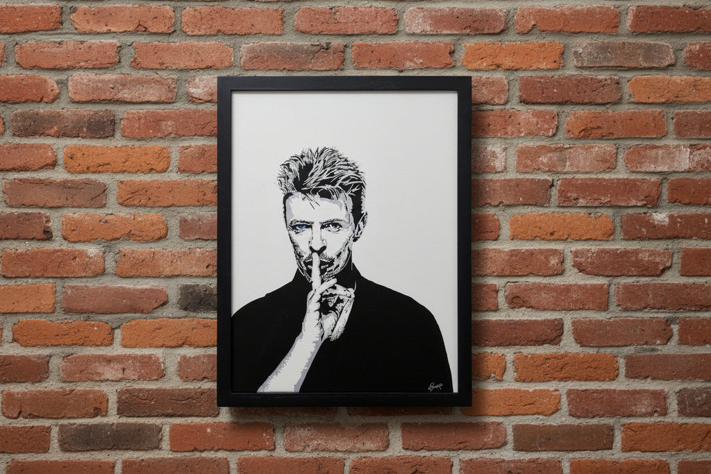 David Bowie "Hush" Original Canvas (12" x 16")