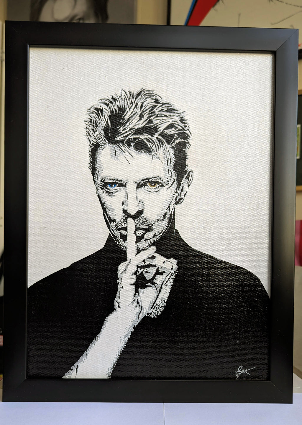 David Bowie "Hush" Original Canvas (12" x 16")