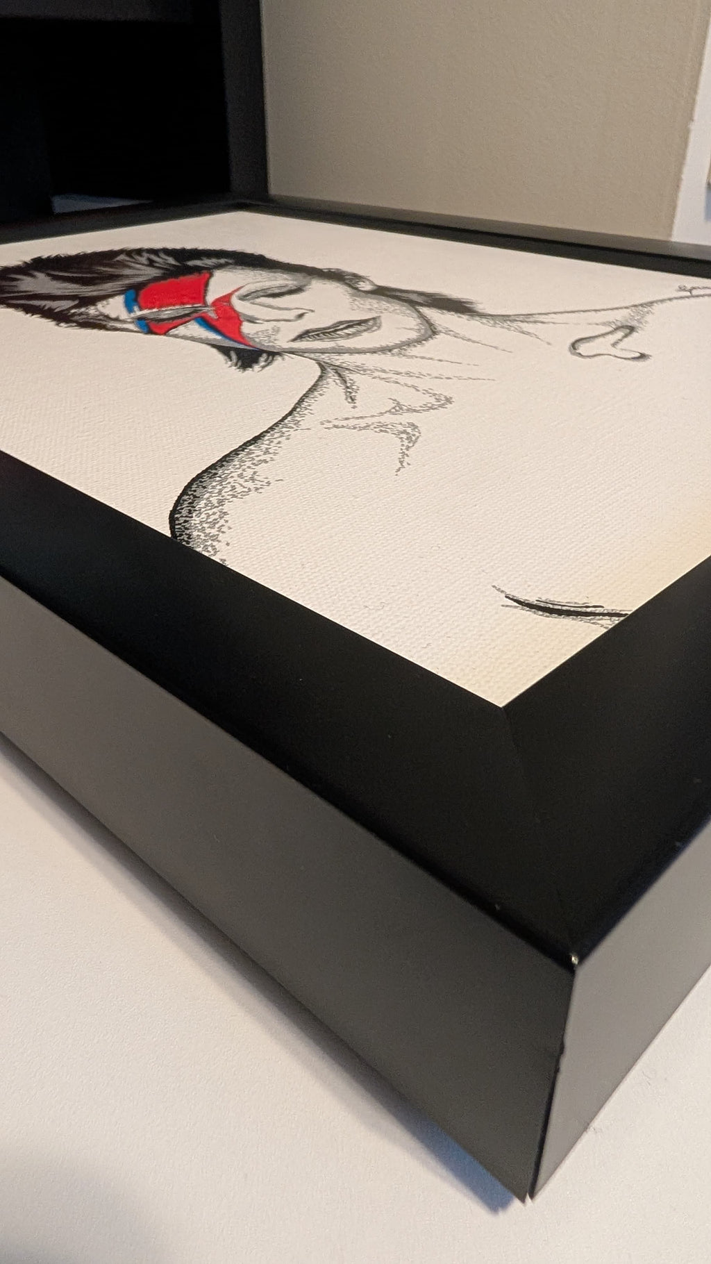Aladdin Sane Original Canvas (12" x 16")