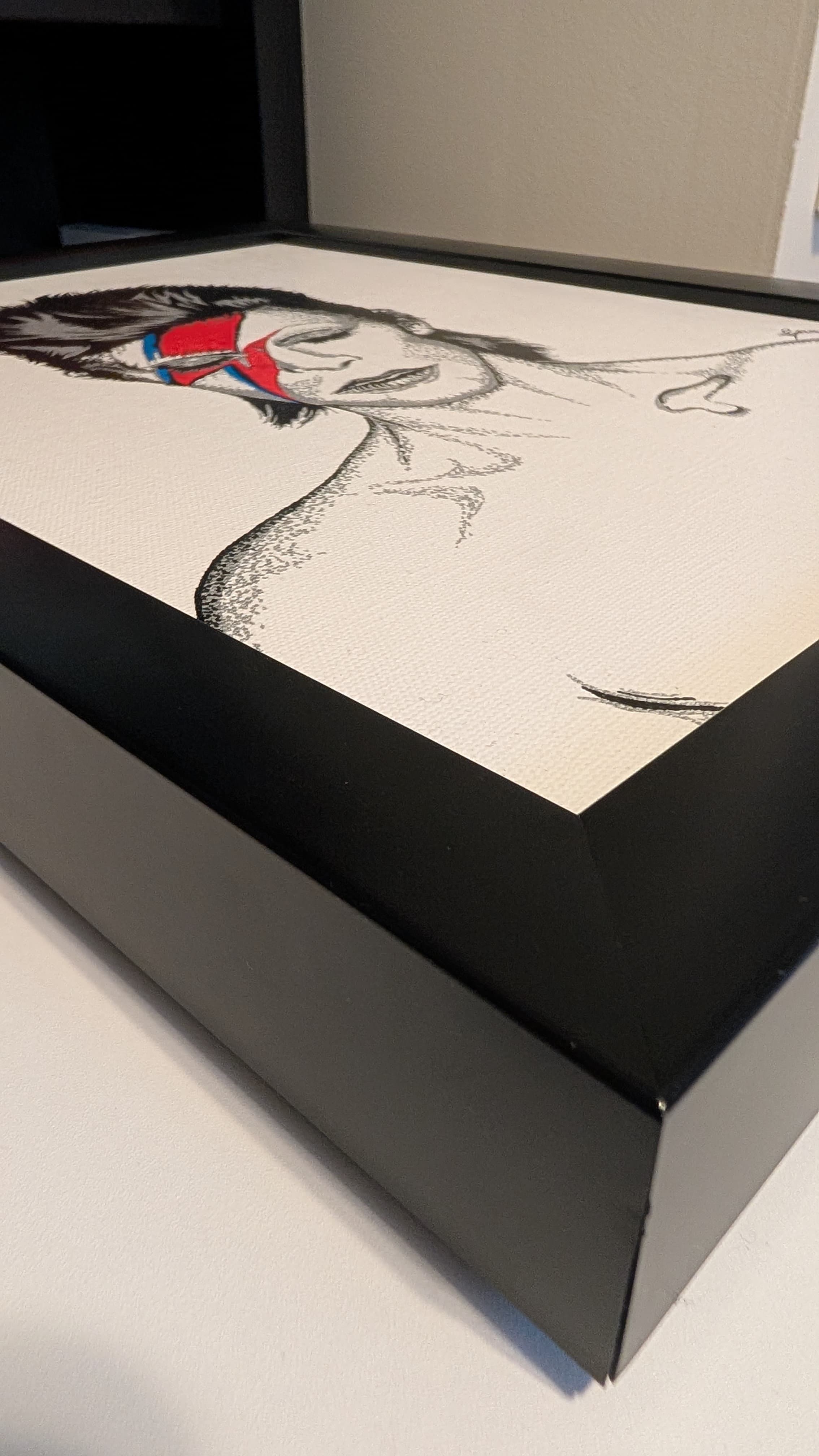 Aladdin Sane Original Canvas (12" x 16")