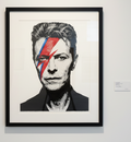 Bowie x Aladdin Sane Limited Edition Archival Print in gallery setting