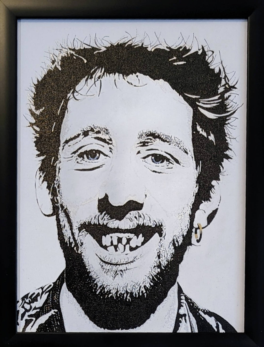 Shane MacGowan Original Canvas (12" x 16")