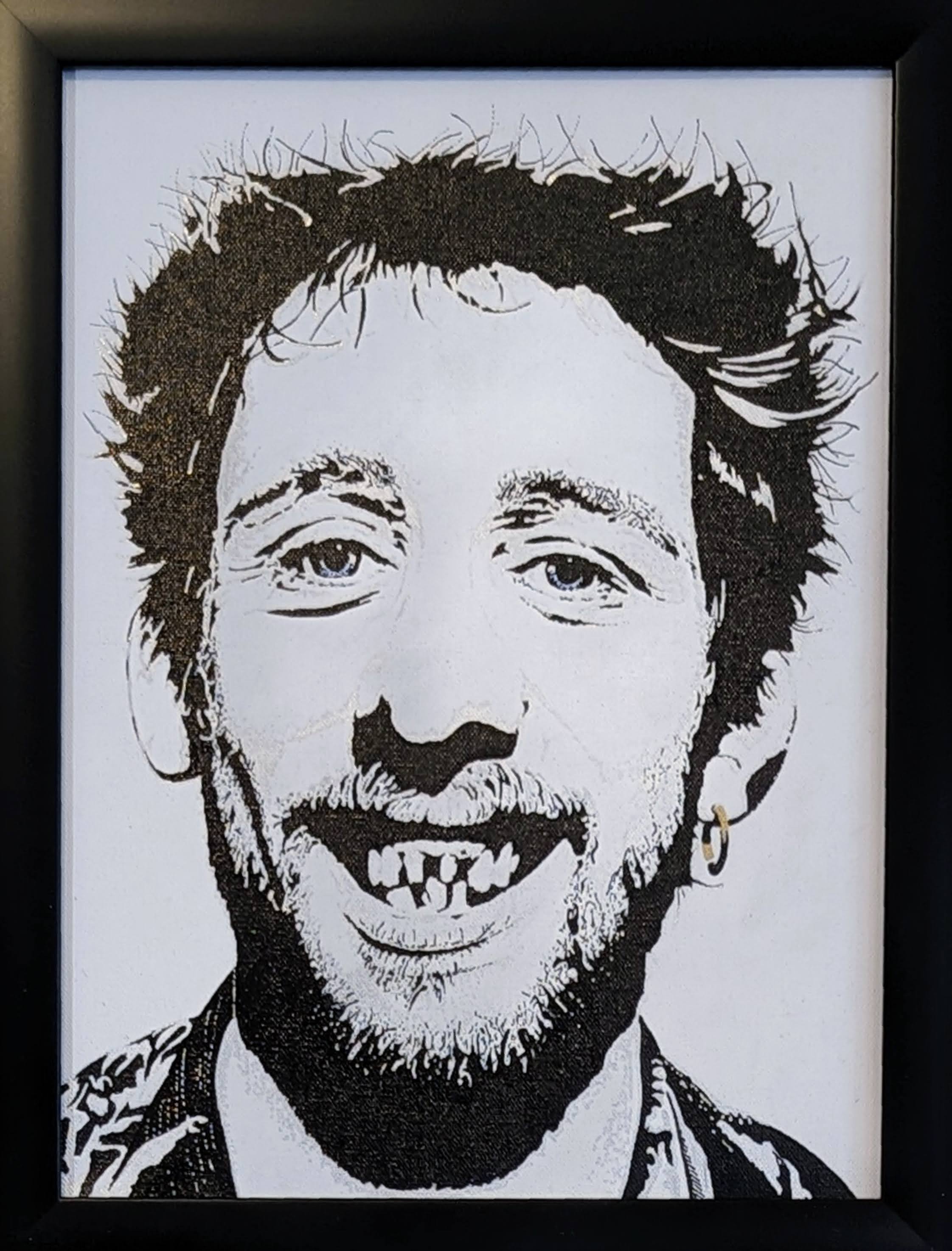 Shane MacGowan Original Canvas (12" x 16")