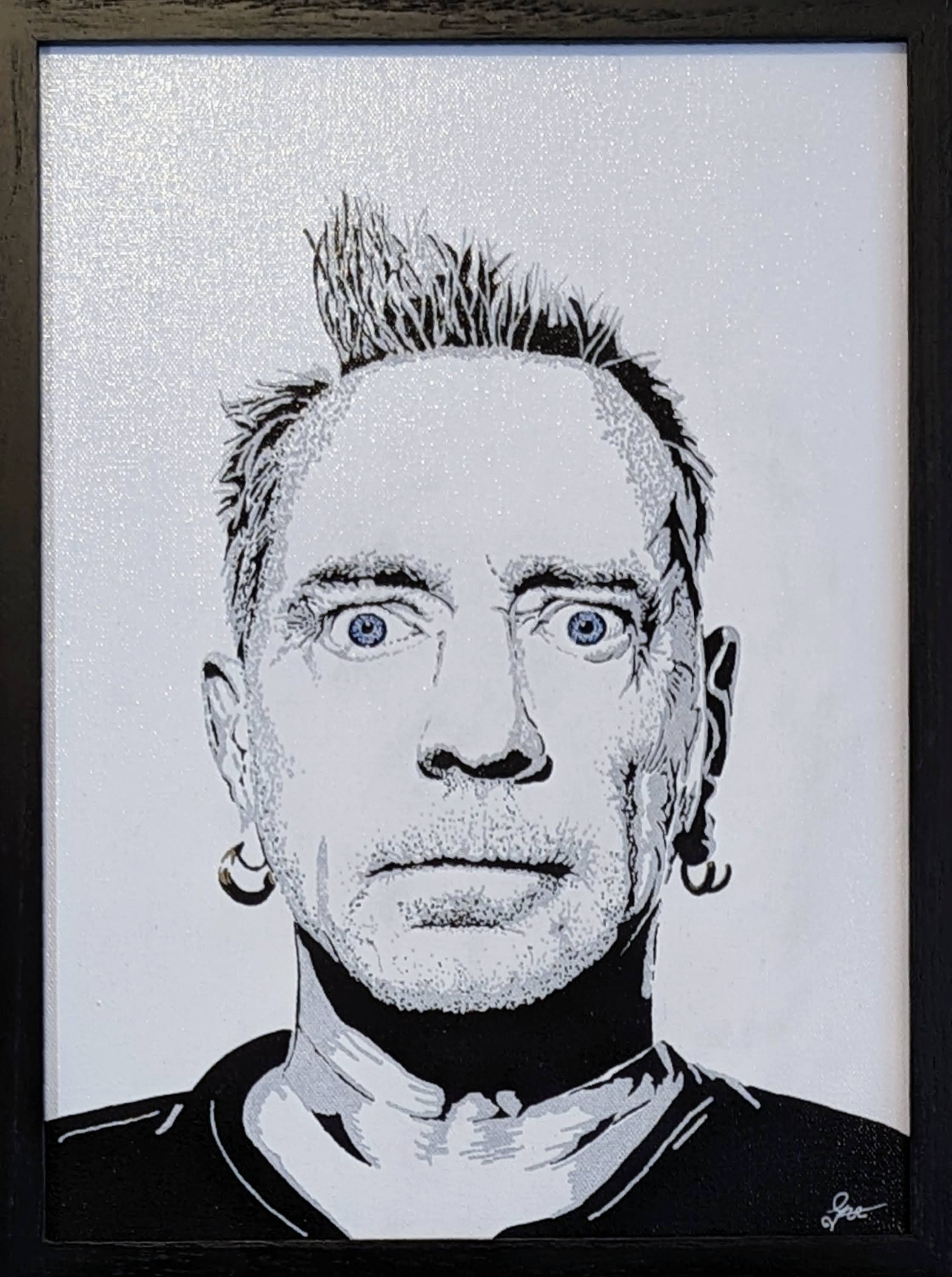 Johnny Rotten (Sex Pistols) Original Canvas (12" x 16")